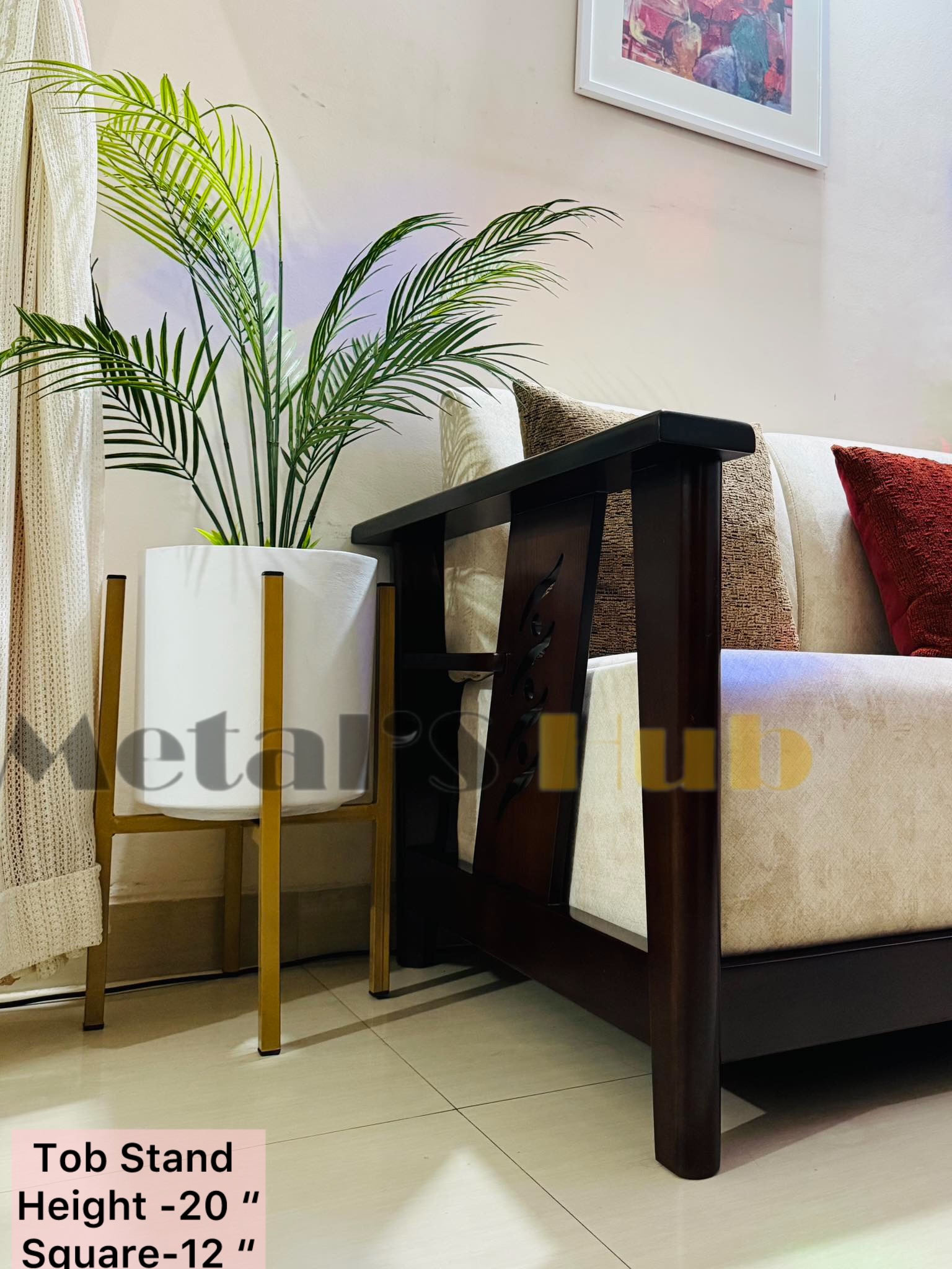 Box Single plant stand 203