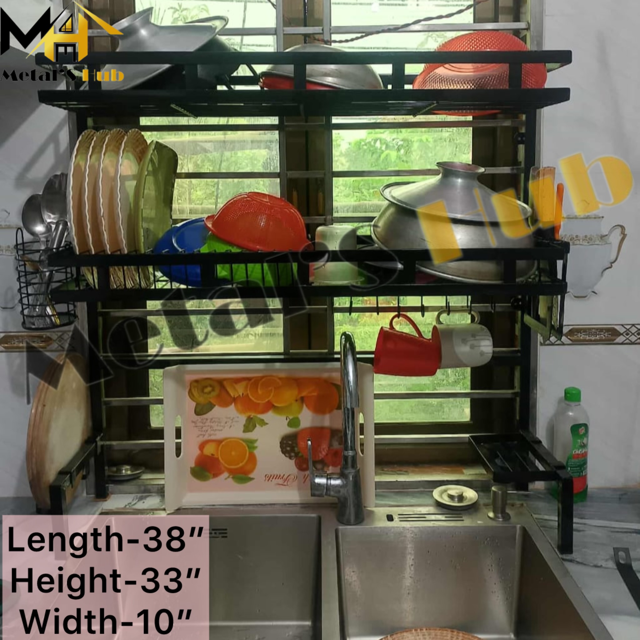 Dobule sink rack 101