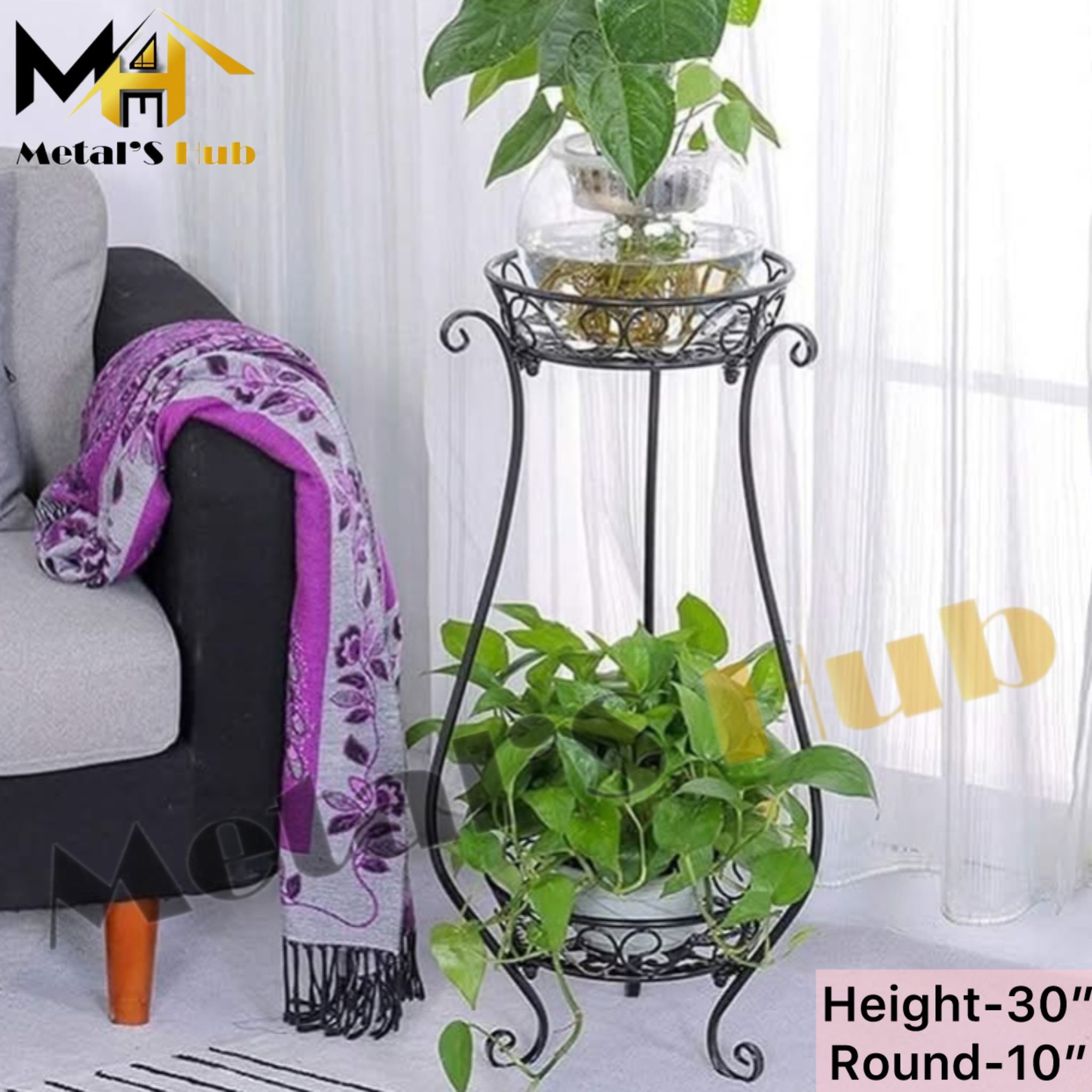 Indoor Plant stand Two Layers